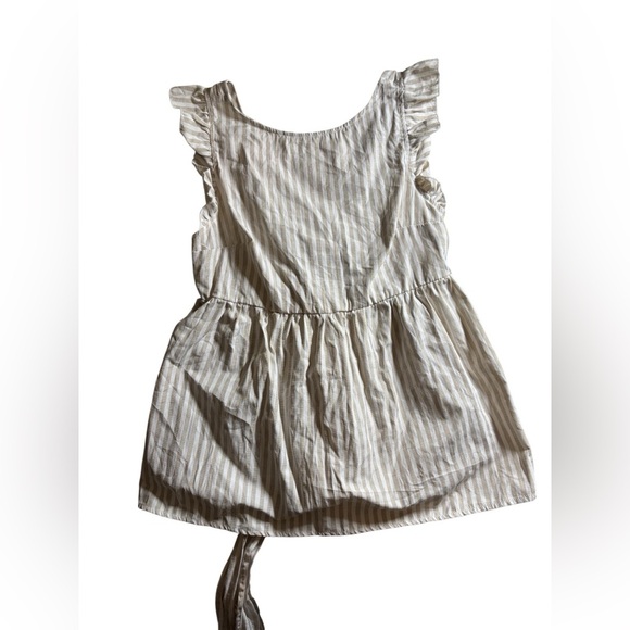 SHEIN Ruffle Sleeve Striped Tank Top size medium sleeveless top - Picture 7 of 7